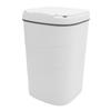Motion Sensor Trash Can 18L Automatic Touchless Garbage Bin with Blue Luminous Press   for Bathroom Kitchen Living Room