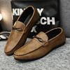 Soft Breathable Men's Leather Shoes Flat Alphabet Social Pu On Sale High Quality Fashion In Promotion Summer Male Casual Shoe