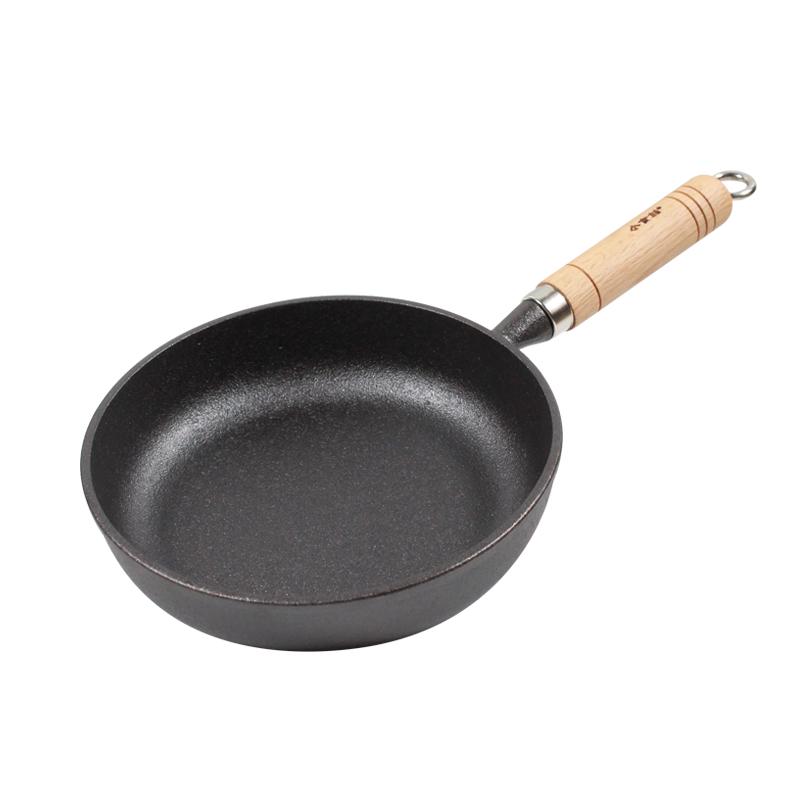 Antihaftbeschichtete Gusseisen-Flachpfanne für Pfannkuchen, Knödel, Eier, Crêpes und Steaks