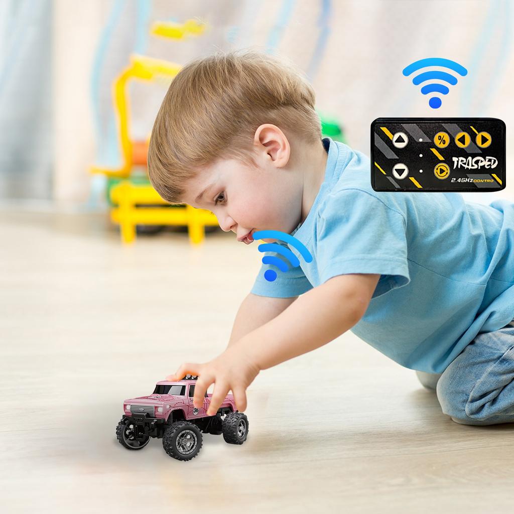 Rc Truck, Rc Semi Truck With Trailer, Rc Truck 1/64 Scale Alloy, 2025 New Rc Truck, 2.4ghz Remote Control, For Kids Gifts