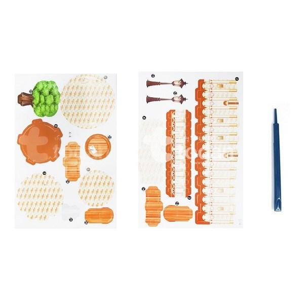 DIY DIY World Architecture 3D Model 6 Set To Korea 3d Puzzle