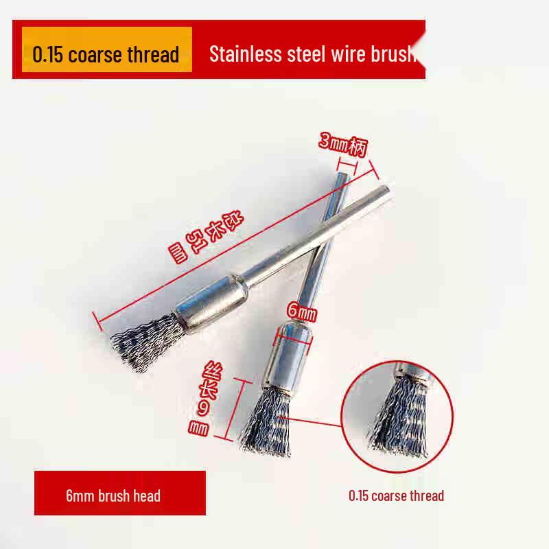 Mini Electric Wire Brush & Deburring Tool Set