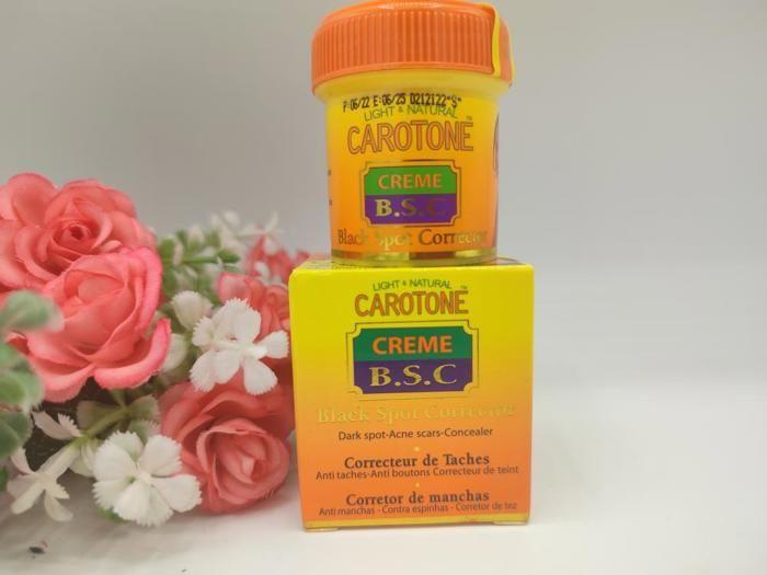 Crème Visage - CAROTONE - 30g - Éclaircissant - Anti-tâches - Sans Parabène