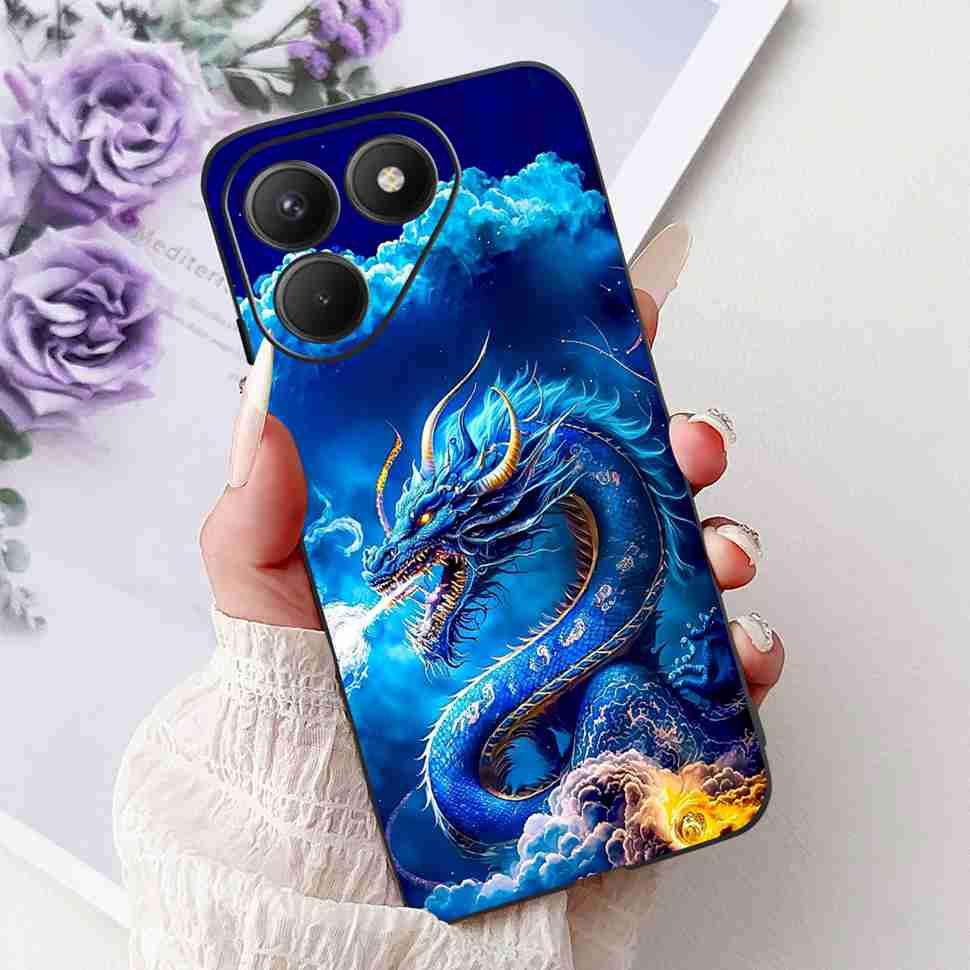 ShockProof Silicone Case For Tecno Pova 7 4G Cover Soft TPU Cases for Tecno Pova 7  Pova7 Neo 4G LJ6 Phone Cover Coque