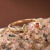 Exquisite Geometric Ring, Light Luxury Simple and Colorful Zircon Ring, Fashionable and Elegant Jewelry.
