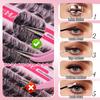 Single Cluster D Curved Hair False Eyelash Set 10-18Mmdiy Segmented Grafting Thick Eyelashes