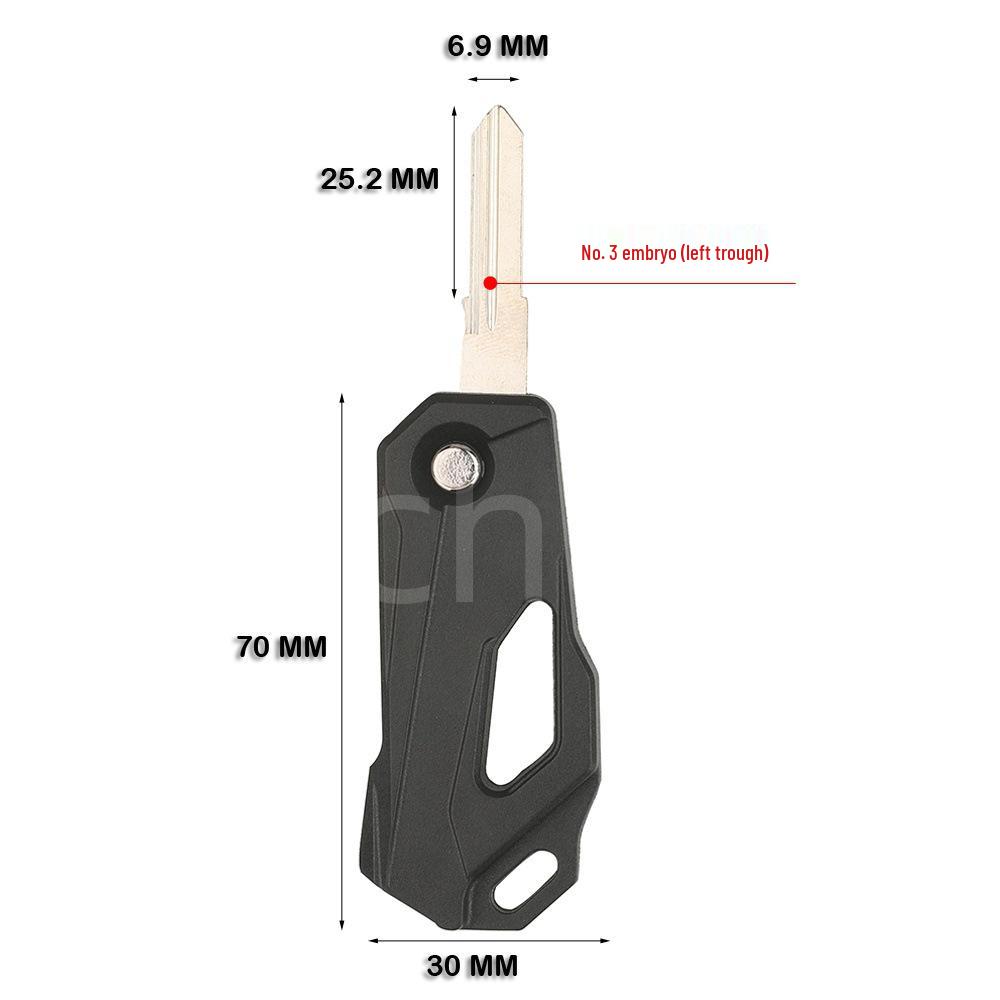 

Replacement Folding Key Shell for New Honda, Yamaha, Suzuki, Pulsar Motorcycles