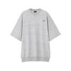 Sweat Mixed Size S H/S Tee, Gray,