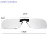 New 1pc Unisex Polarized Clip On Driving Glasses Sunglasses Day Vision UV400 Lens Driving Night Vision Riding Sunglasses Clip