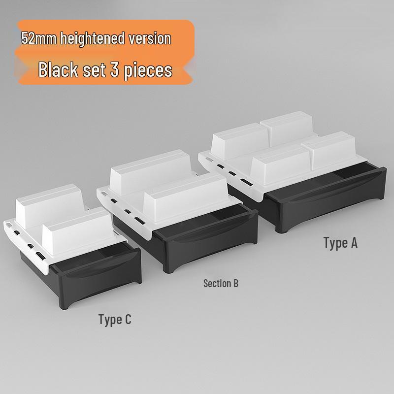 Hidden Under-Desk Adhesive Drawer for Workspace Organization