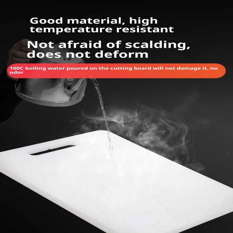 Těžká Silná Krájecí Deska PE 2CM Silná Plastová Krájecí Deska Protiskluzová Kuchyňská Podložka na Krájení