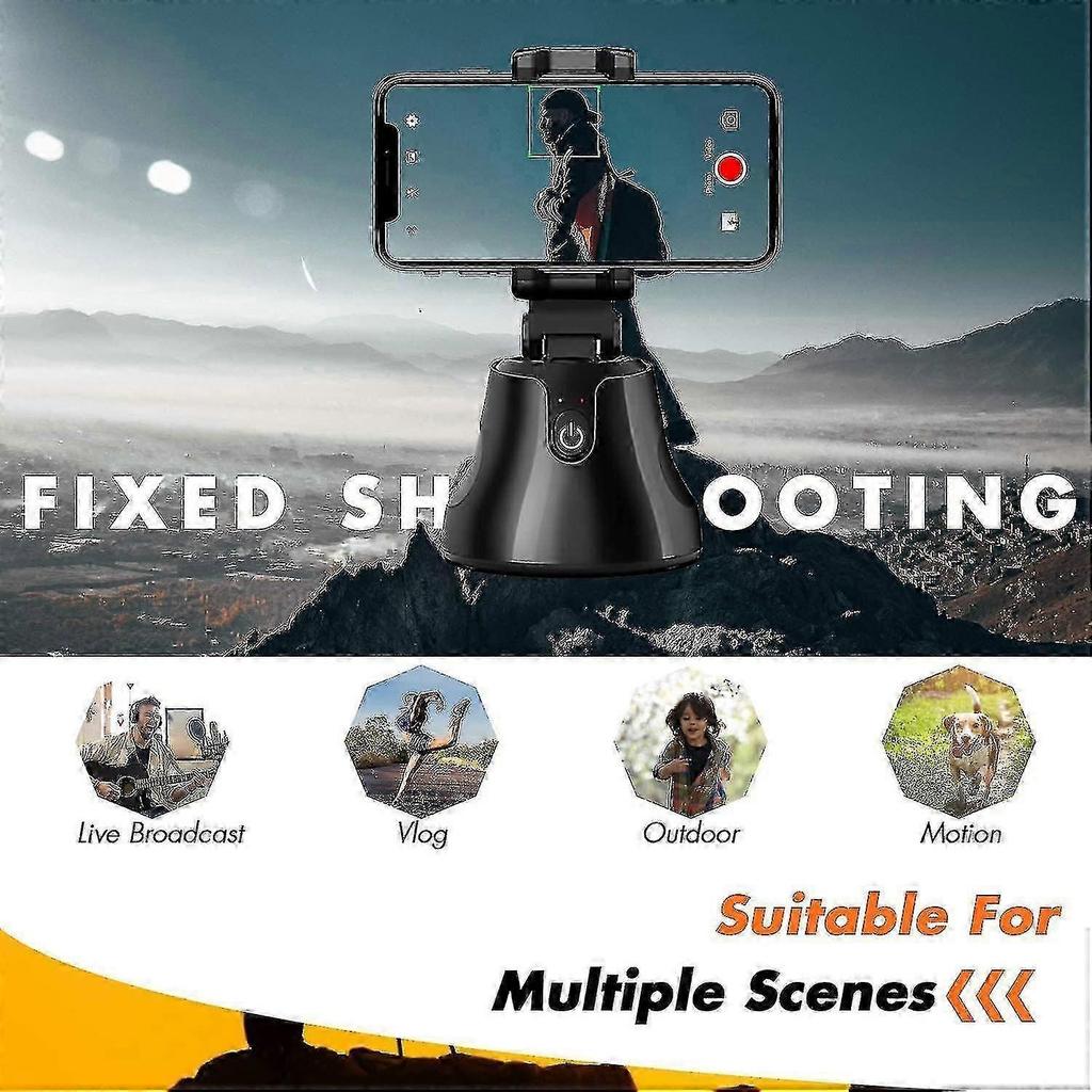 Auto Tracking Phone Holder Selfie Stick Tripod Face Tracking Holder With 360 Rotation Smart Tracking