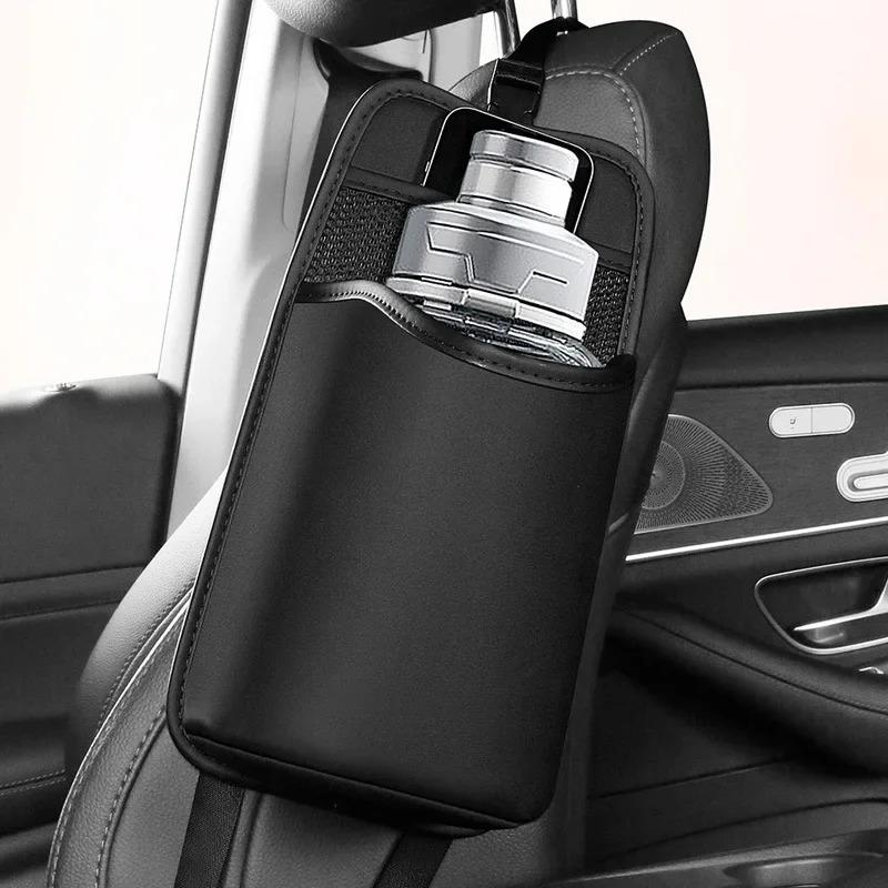 Hanging Auto Seat Organizer with Phone and Bottle Storage