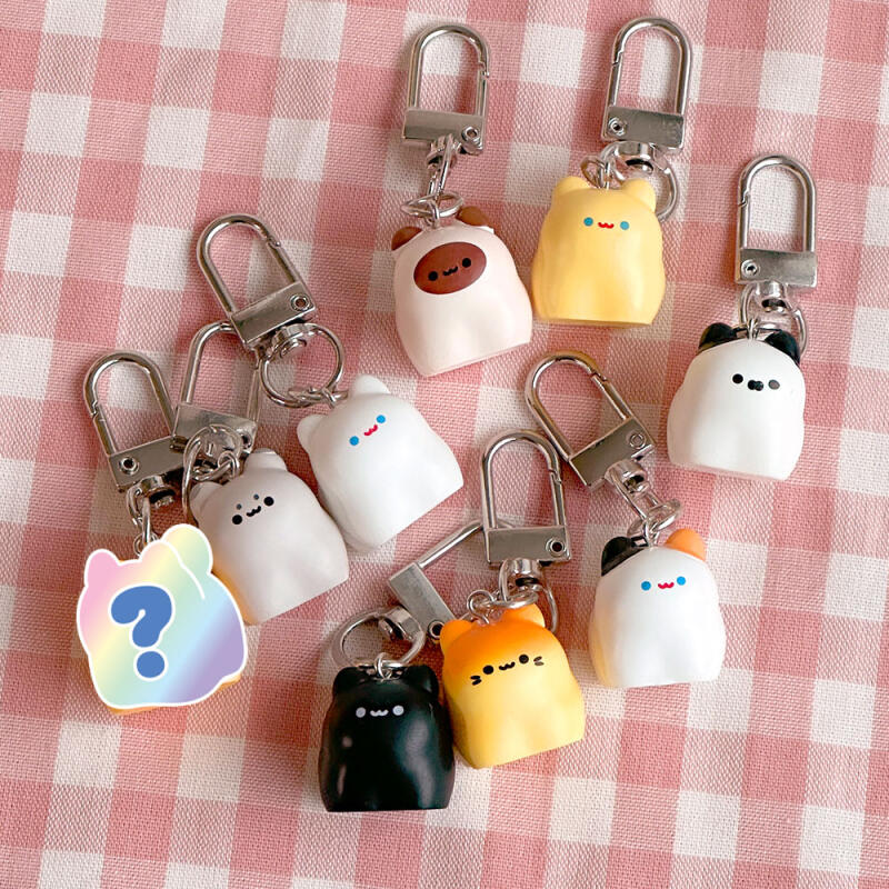 Random Bread Cat Keychain