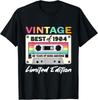 40th Birthday Retro Cassette Best of 1984 T-Shirt Unisex T-Shirt