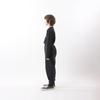 Pants Kids Cotton French Terry COTTON USA One Point Logo Embroidery Long Pants Basic Black 160 [Champion] 100% CK-Y201