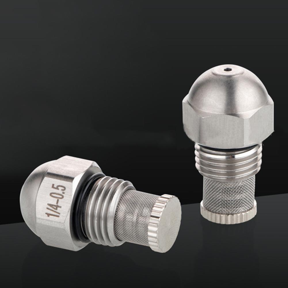 Fine Atomizing 1/4 BSPT Mist Nozzle 304 Stainless Steel Spray Head 0.3-1.5mm For Lawn Irrigation System Parts