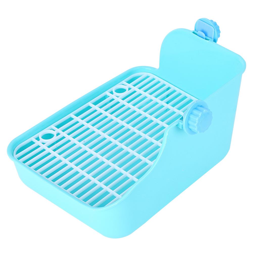 Square Shape Pet Toilet Small Animal Toilet for Rabbit Chinchilla Guinea Pig Cage Use Green