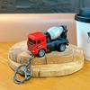 Movable Wheels Pullback Car Toy Pendant Cartoon Truck Key Pendant  Adults Children Toy