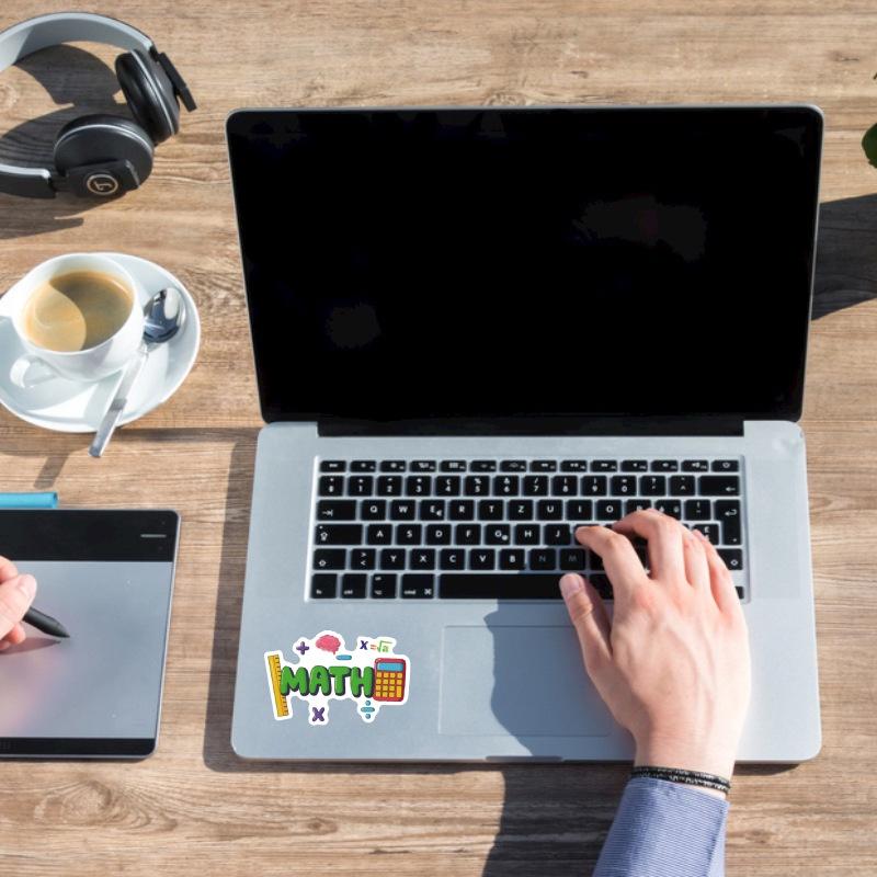 50Pcs/Set Funny Science & Math Art Series 02 Stickers DIY Fashion Waterproof Doodle Decals Stickers