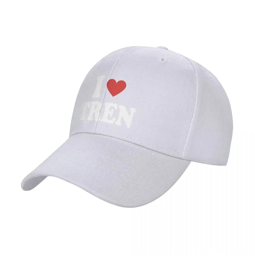 Ich liebe Tren Baseballkappe Golfhut Unisex Golf benutzerdefinierte Kappen Trucker-Kappe Kappen für Unisex Damen