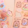 10Sheets School Supplies Capybara Decoration Sticker Capybara Kids Toys Sticker  Diary