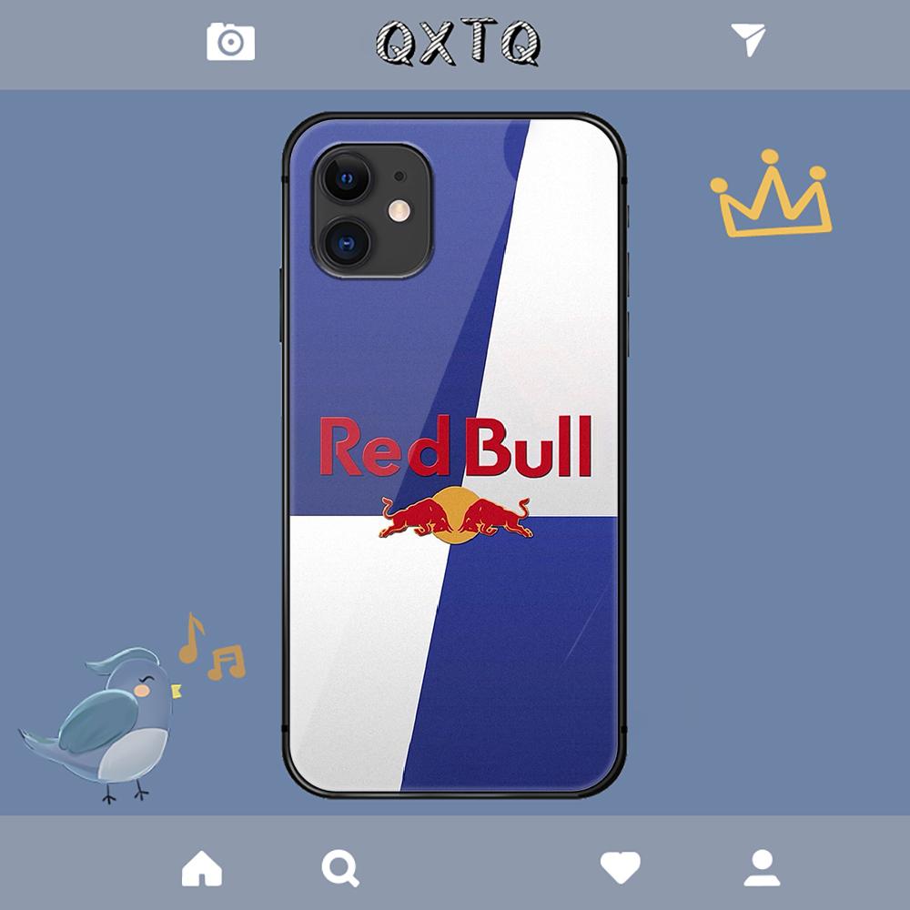 Red Drink Bulls Logo Case For iPhone Samsung Galaxy Redmi Note S 17 16 15 14 13 20 24 25 54 Pro Max Ultra Fe Tempered Glass Cover
