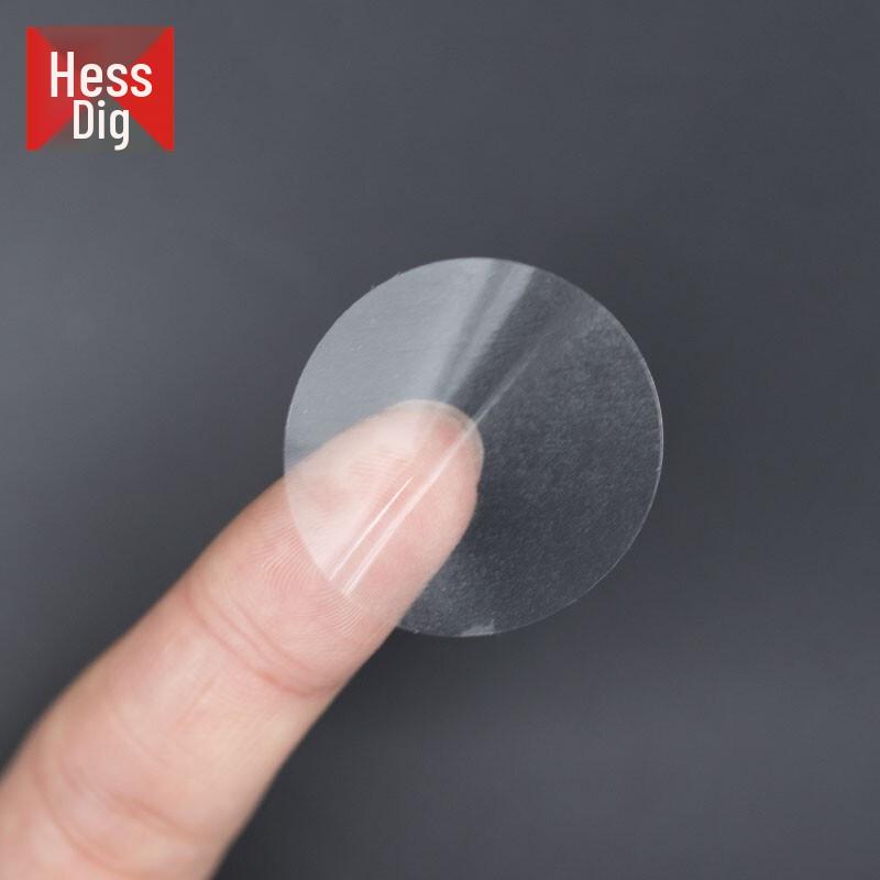 Hesdige JG-1240 Transparent Round Sealing Dot Stickers 40mm