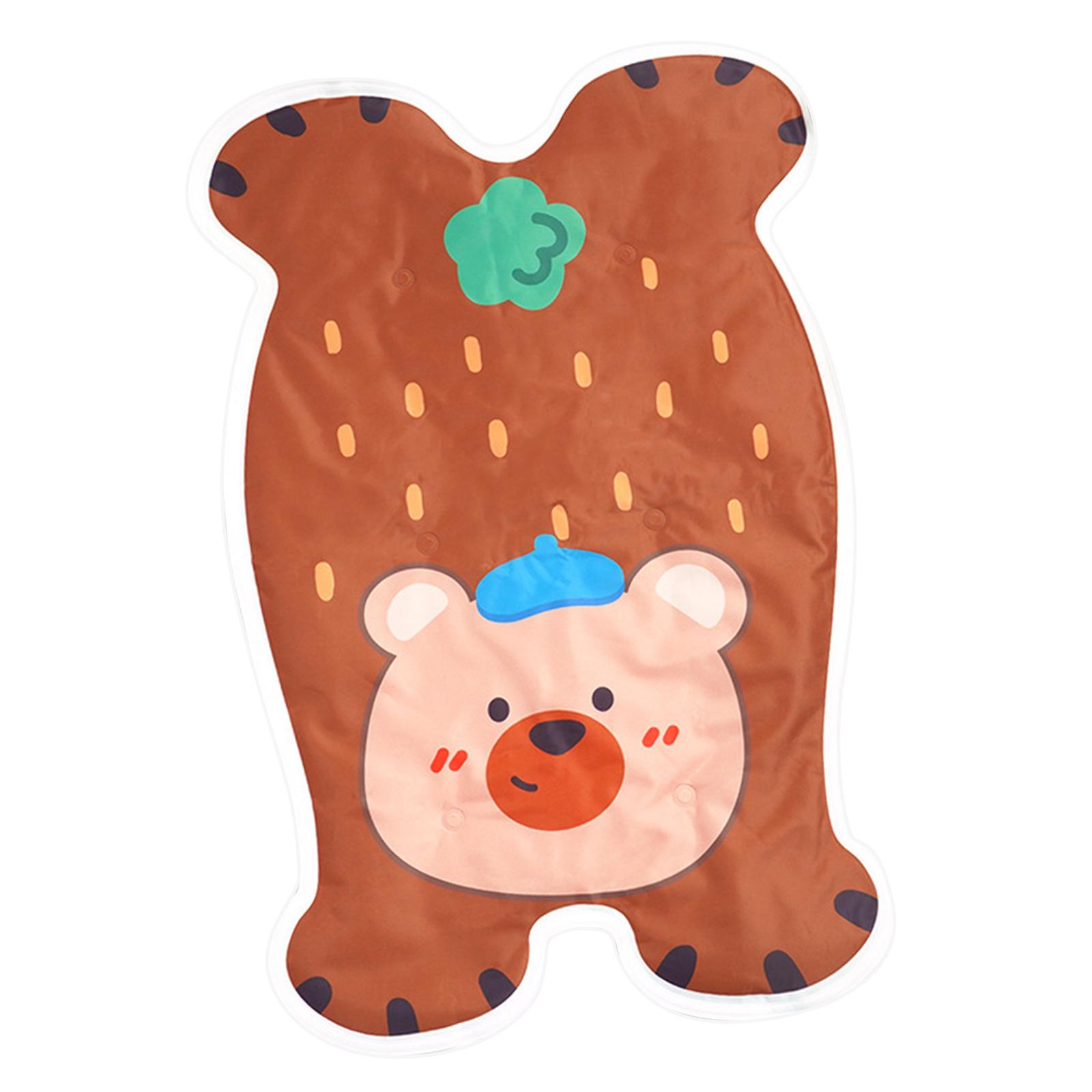 Охлаждающая лежанка для питомца, удобный летний коврик для сна собак, щенков, котят коричневый