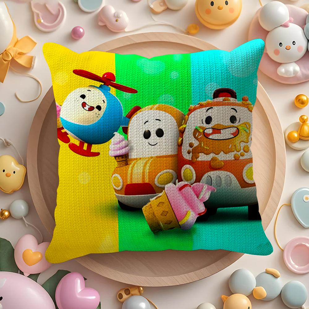 Anime Cartoon G-Go! Go! Cory Carson Pillow Case Sofa Living Room Bedroom Headboard Backrest Cushion Square Cushion
