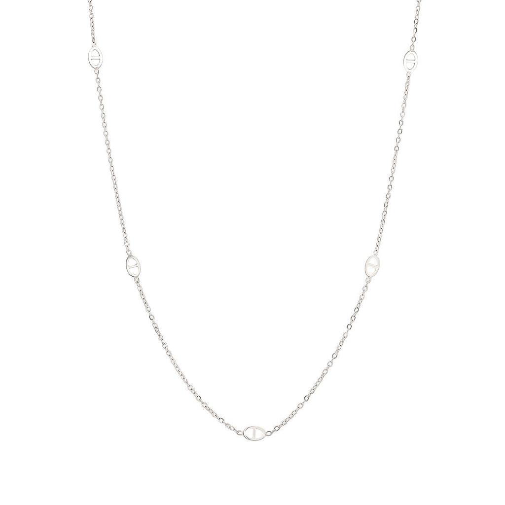 Exquisite Gold-Plated Titanium Pig Nose Necklace - Colorfast Clavicle Chain Trendy Accessory