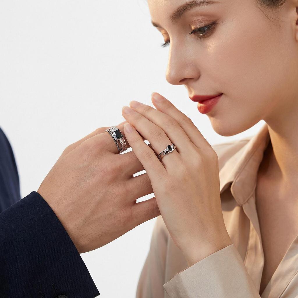 Irregular Adjustable Ring: Women's & Men's Matching Rings for Parties or Gifts