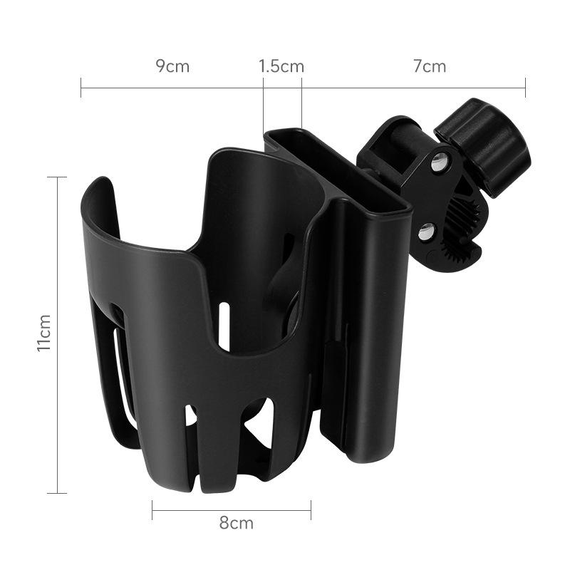 Universal Stroller Cup & Phone Holder with Hook - Perfect for Bottles, Children's Cups, and Milk Tea
