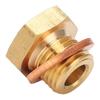 Pressure Temperature Gauge Sender Adapter, 1/8in NPT to M14x1.5 Male Universal, Metal, Polished, Temperature or Pressure Gauge Sender Adaptor, Auto