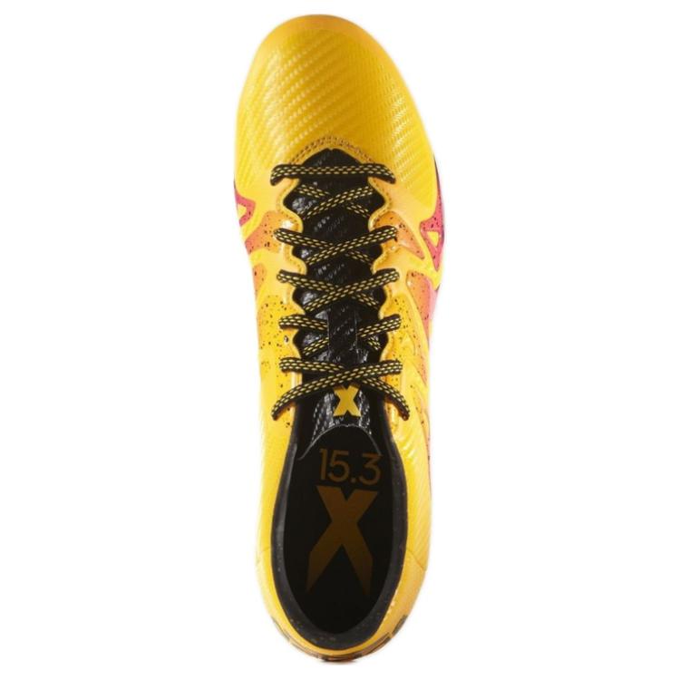 Adidas X 15.3 FG Kulatá špička Šněrovací AG (Gumové krátké kolíky) FG (Gumové dlouhé špunty) Tlumení nárazů Protiskluzové Odolné proti opotřebení Fotbalové kopačky S74632