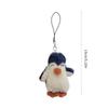 Bag Ornament Phone Charm Handmade Penguins Phone Pendant Phone Jewelry Plush Material Cute Penguins Dolls for Handbags