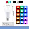 E27 LED RGB Lamp Spotlight Bulb AC 220V Bombillas LED 8W 9W Remote Control Led Bulb Smart Led RGB Lamp Home Decorative Lamp
