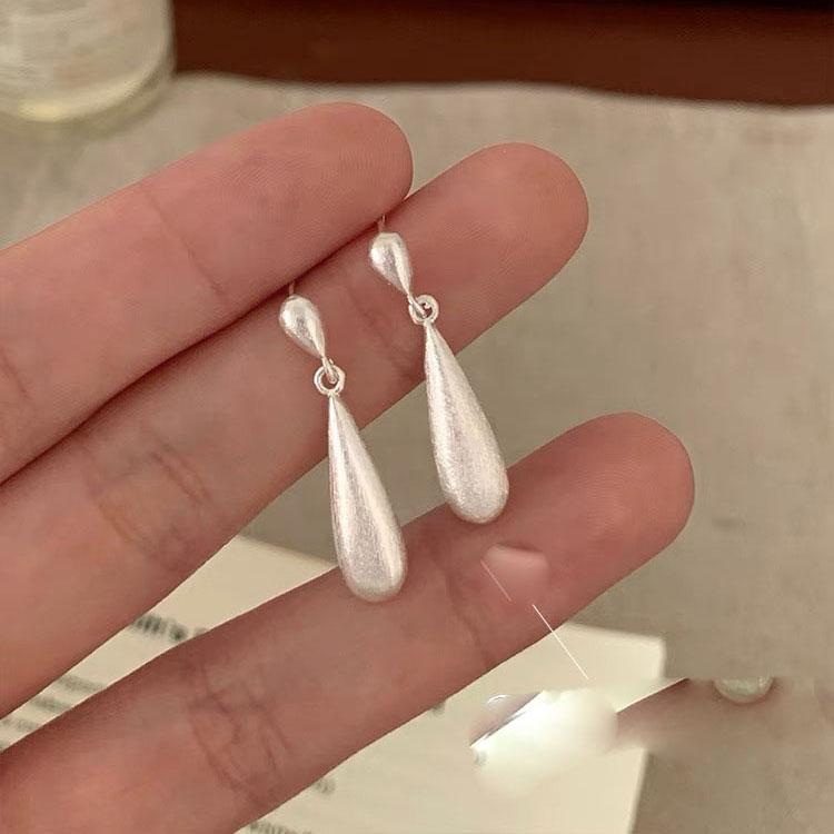 

BF CLUB 925 Sterling Silver Earrings For Women Trendy Waterdrop Tassel Earring Jewelry Prevent Allergy Party Accessories