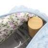 Neceser pequeño de lana de cordero, bonito organizador de maquillaje de peluche, estuche para lápices kawaii, monedero de viaje, almacenamiento para el hogar