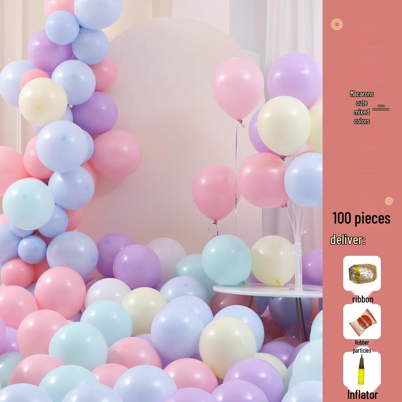 Pink Macaron Balloons: Non-Toxic Birthday Decor for Kids' Parties
