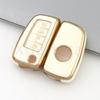 4 Buttons Tpu Auto Shell Fob Gold Edge Car Key Case Cover For Nissan Qashqai X-Trail T32 Rogue Juke F15 J11 Murano Maxima Altima