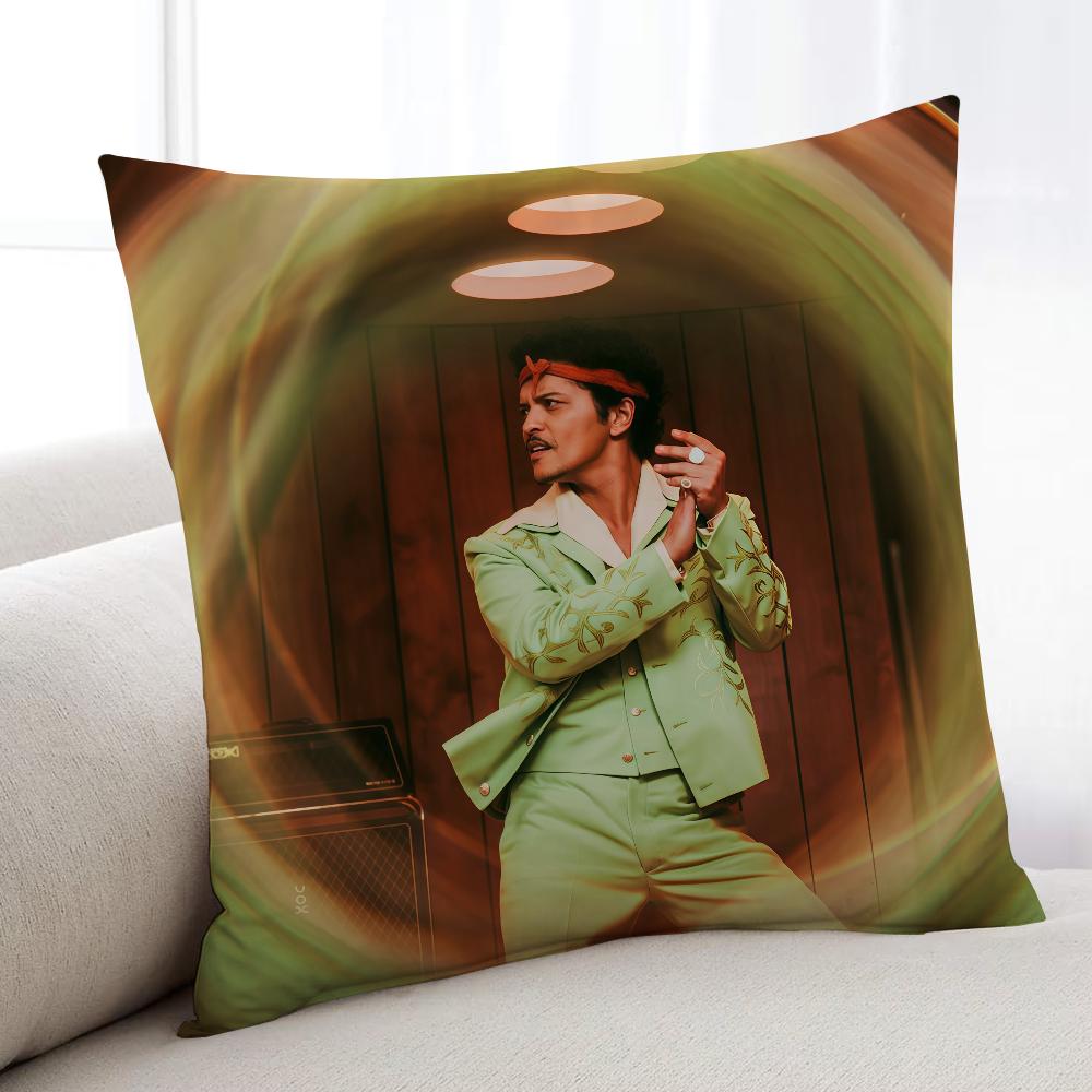 

Singer BBruno Mars The Romantic cushion cover Home Bedding Sofa living Room pillowcase Simple Soft Skin Cushion Cover 30x30 cm