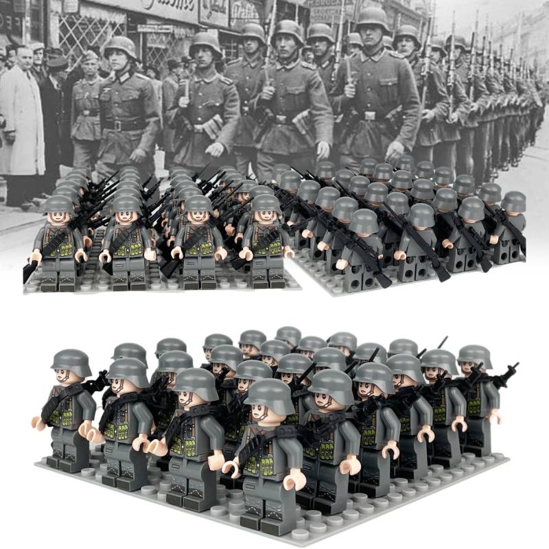 Building Army Square Block Toy Set Classic And Exquisite Particle Square Doll