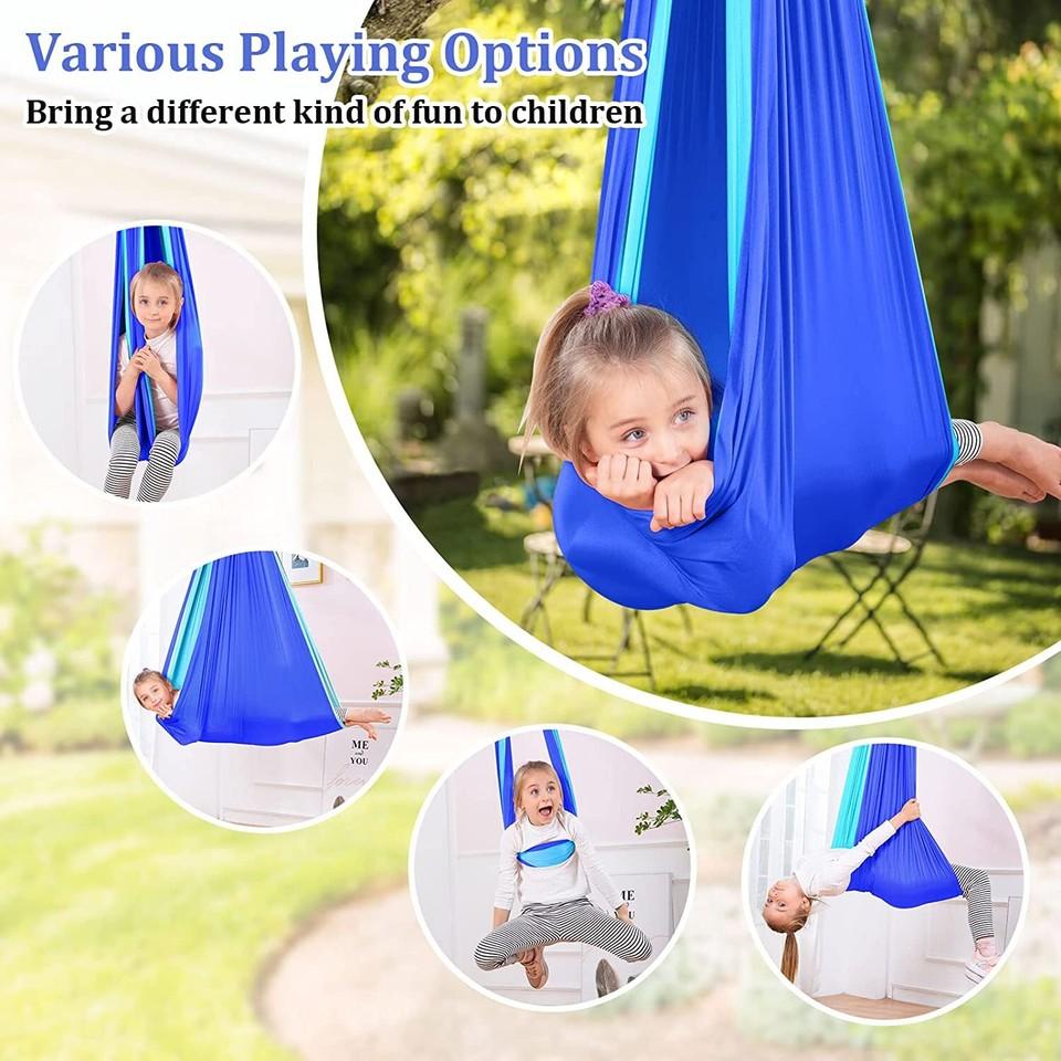 Therapy Swing Hammock Double Swing Cloth Kids Gifts for Autism