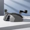 Clip-on Polarized Sunglasses Adjustable Flip Cover UV Protection Sunglasses Outdoor Hiking Golf Cycling Driving Traveling Hat Clip Glasses