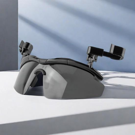 Clip-on Polarized Sunglasses Adjustable Flip Cover UV Protection Sunglasses Men Women Outdoor Hiking Golf Fishing Cycling Driving