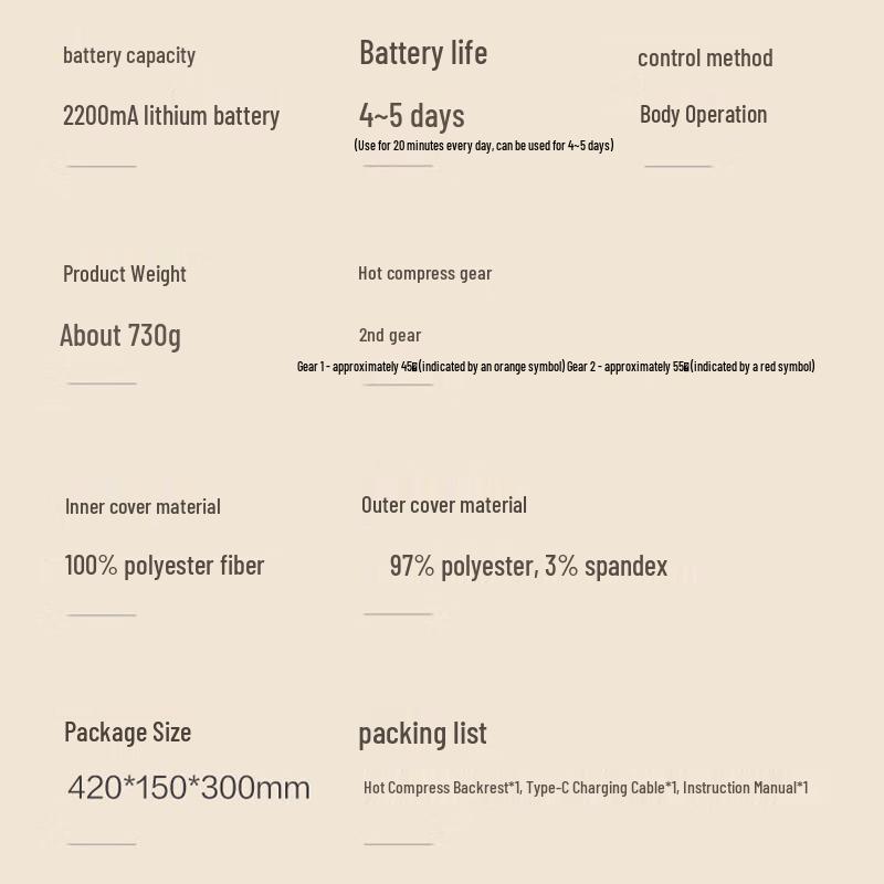 SKG T1 Series Heated Lumbar & Back Massager Pillow