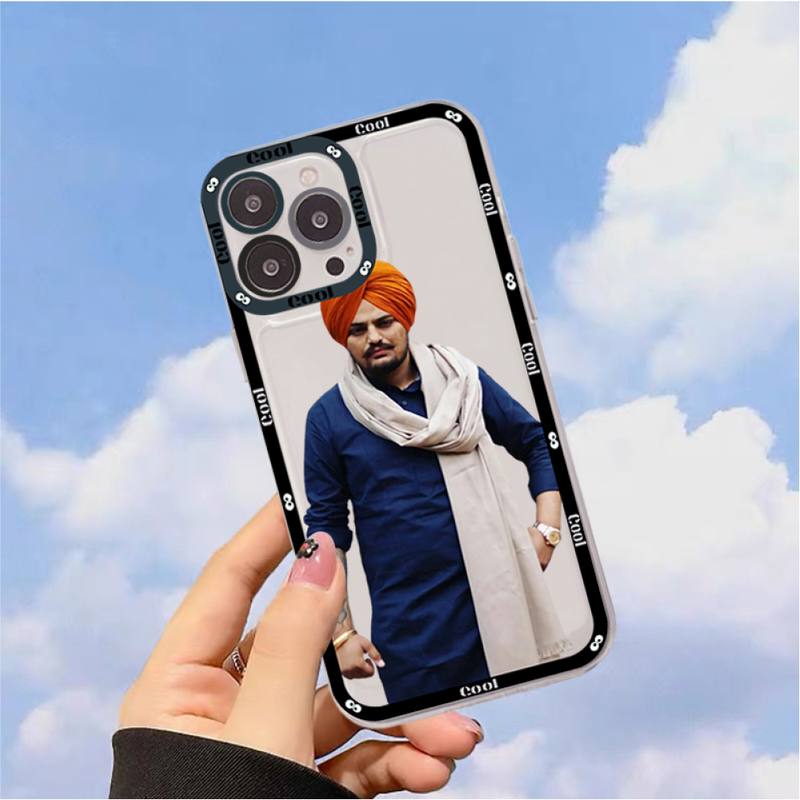 Sidhu moose wala Phone Case for iPhone 11 12 13 Mini Pro Max 14 Pro Max Case shell
