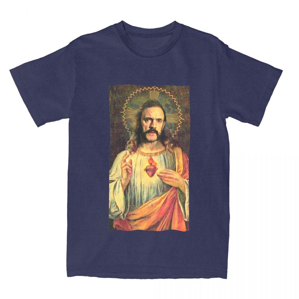 Maglietta Merch di Saint Lemmy Uomo Donna Divertente Cotone Puro Vestiti Estivi