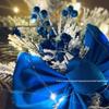 Yunhui Christmas Stair and Door Hanging Wreath - Festive Mantle and Staircase Decoration with Simulated Flowers